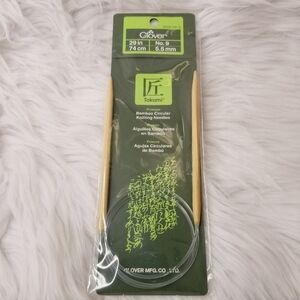 Clover Bamboo Circular Knitting‎ Needles 29” 5.5mm No. 9